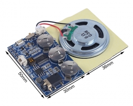 Recordable Voice Module 17 Minutes Voice Recording Module 8M Programmable Voice Playback Module Button Control Music with Charging Circuit